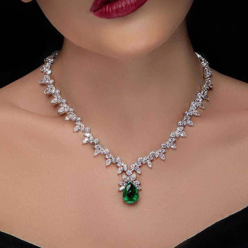 Pear \u0026 Marquise Cut Emerald Sapphire 
