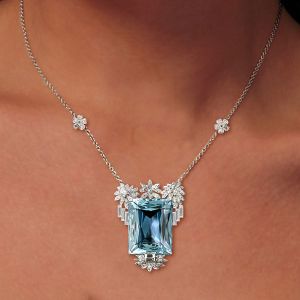 Aquamarine Pendent Necklace