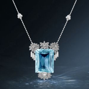 Aquamarine Pendent Necklace