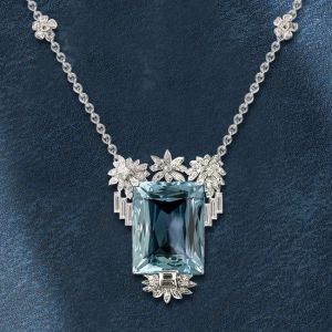 Aquamarine Pendent Necklace