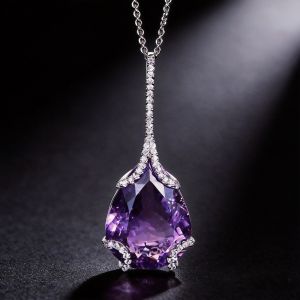 Amethyst Pendant Necklace