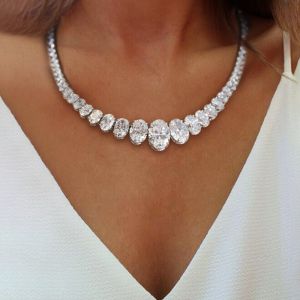White Sapphire Necklace