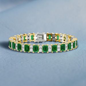 Emerald Tennis Bracelet