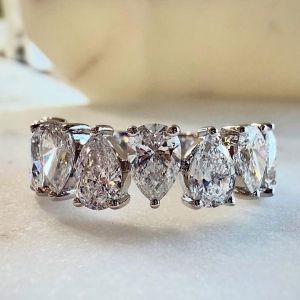 Pear Shaped Eternity Band