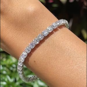 Classic Cushion Cut Tennis Bracelet For Women 