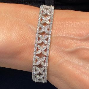 Next Necklace Marquise Cut White Sapphire Bracelet For Women