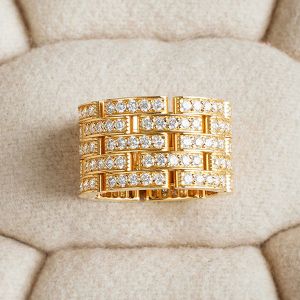 Golden Round Cut White Sapphire Wedding Band For Women Wedding Jewelry