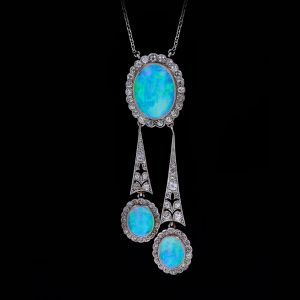 Milgrain Halo Oval Cut White Sapphire Pendant Necklace For Women 