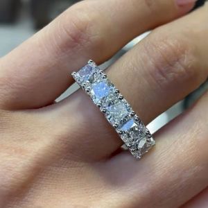 Cushion Cut Wedding Band
