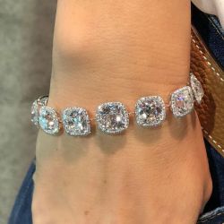 White Sapphire Bracelet