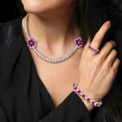 Garnet Jewelry Set