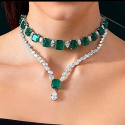 Emerald Necklace Set