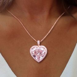 Rose Gold Heart Necklace