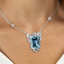 Aquamarine Pendent Necklace