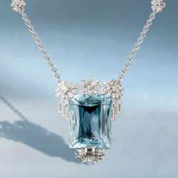 Aquamarine Pendent Necklace