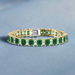 Emerald Tennis Bracelet
