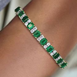Emerald Tennis Bracelet