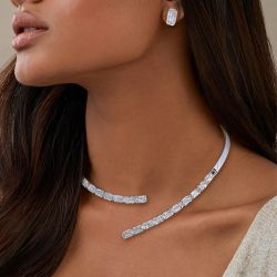 Elegance Open Design Necklace & Earrings Set