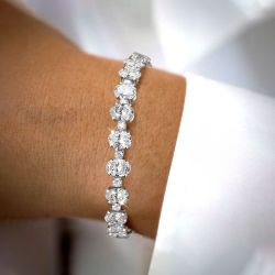 Classic Oval & Round Cut Tennis Bracelet