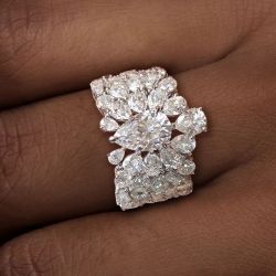 Pear Cut White Sapphire Wedding Band For Women 