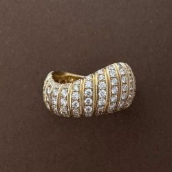 Next Necklace Golden Round Cut White Sapphire Wedding Band For Women