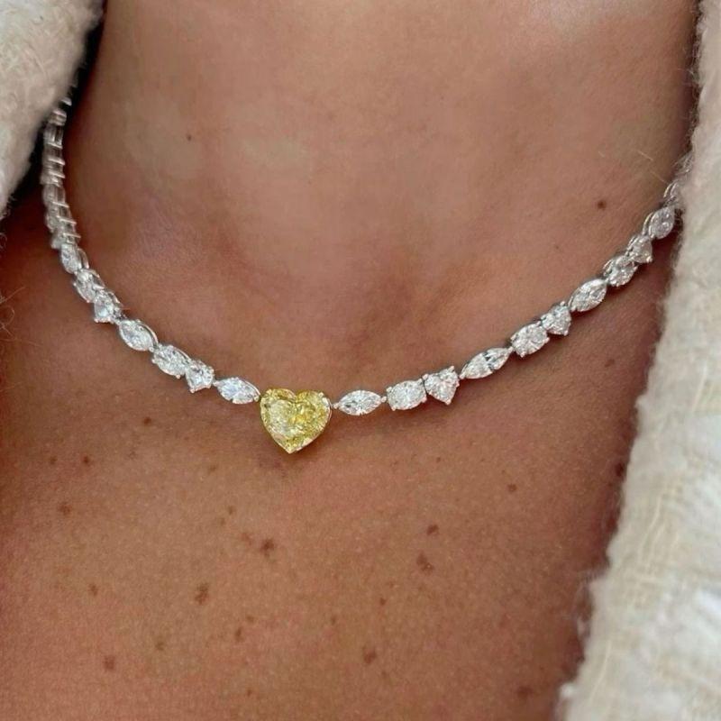 Why Is a Heart Tennis Necklace the Perfect Jewelry Choice for Romance, Elegance, and Everyday Style?