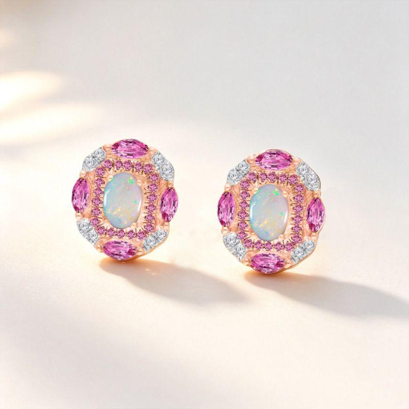 Pink Sapphire Stud Earrings: A Fresh Take on Everyday Color