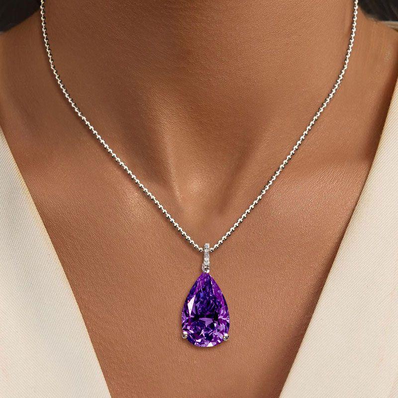 Amethyst Pendant Necklace for Women: A Little Purple Goes a Long Way